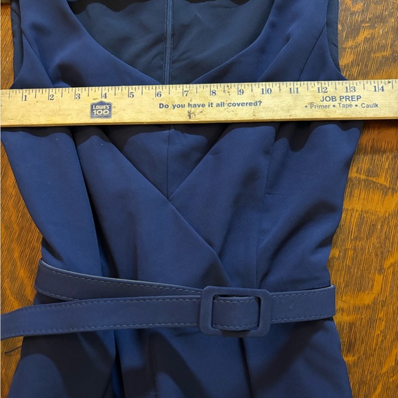 NWT Kay Unger Navy blue Jumpsuit size 4 - Picture 5 of 10